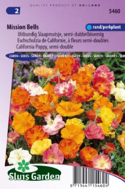 California poppy Mission Bells (Eschscholzia) 450 seeds SL